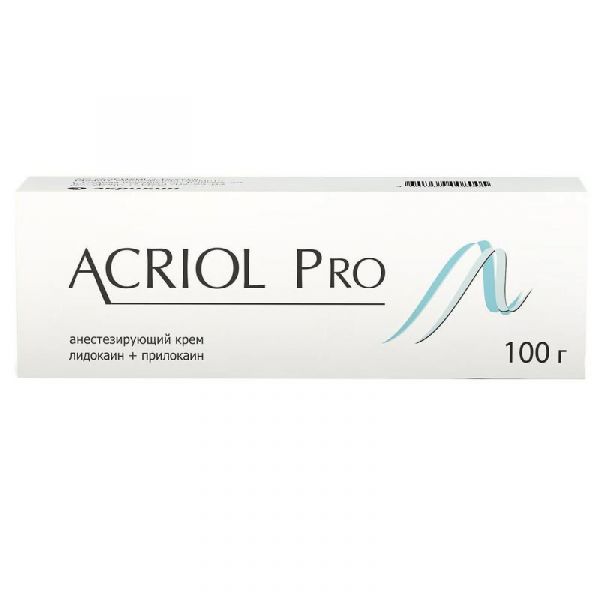 Акриол про 2,5%+2,5% 100г крем для местного/наружного применения