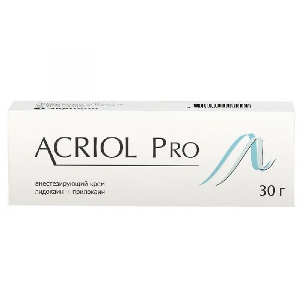 Акриол про 2,5%+2,5% 30г крем для местного/наружного применения