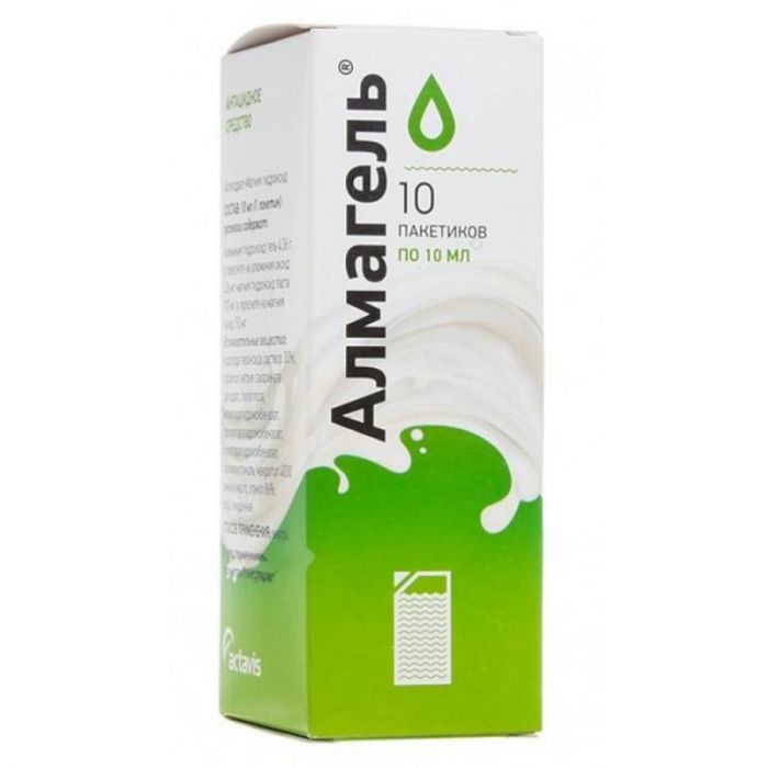 Алмагель 10мл 10 шт суспензия для приема внутрь