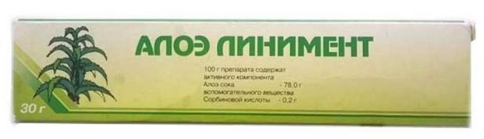 Алоэ 30г линимент