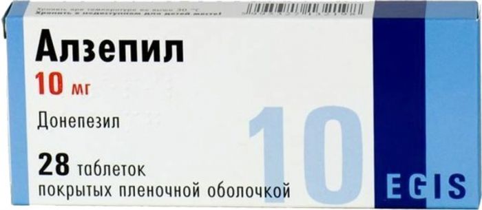 Алзепил 10мг 28 шт таблетки покрытые пленочной оболочкой