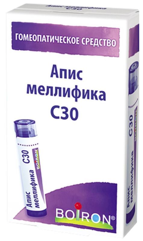 Апис меллифика с30 4г гранулы гомеопатические
