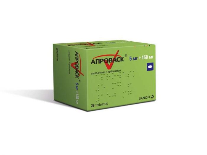 Апроваск 5мг+150мг 28 шт таблетки покрытые пленочной оболочкой