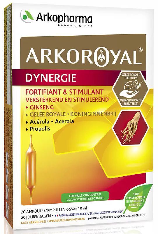 Аркоруаяль динержи раствор 10мл 20 шт