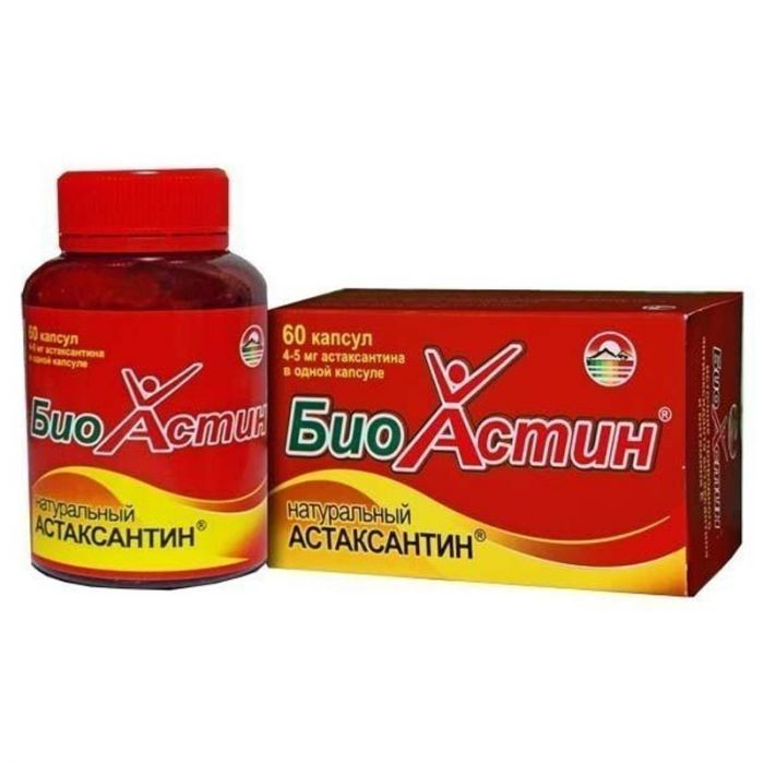 Астин био астаксантин капсулы 60 шт
