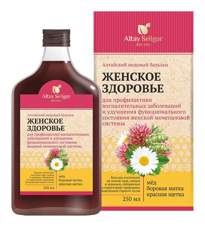 Бальзам алтайский медовый женское здоровье 250мл