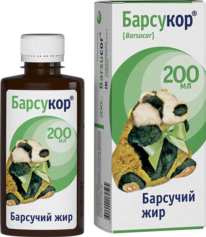 Барсукор барсучий жир 200мл