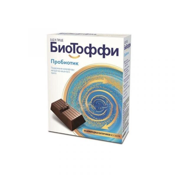Биотоффи пробиотик батончик шоколадный 5г 10 шт