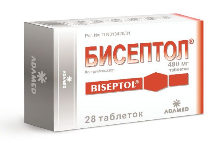 Бисептол 480мг 28 шт таблетки
