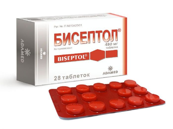 Бисептол 480мг 28 шт таблетки