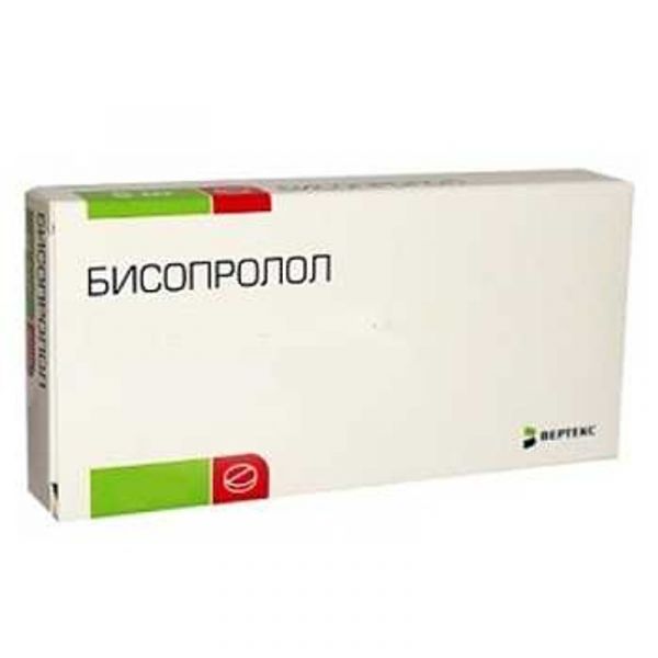 Бисопролол 5мг 60 шт таблетки покрытые пленочной оболочкой