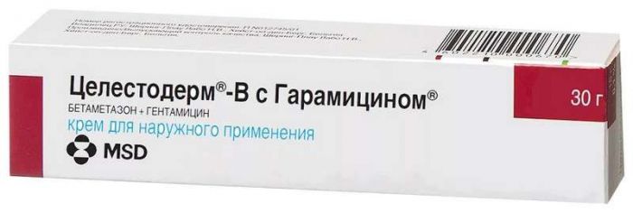 Целестодерм-в с гарамицином 30г крем