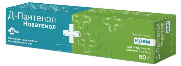 Д-пантенол новатенол 5% 50г крем