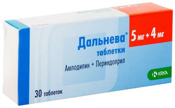 Дальнева 5мг+4мг 30 шт таблетки