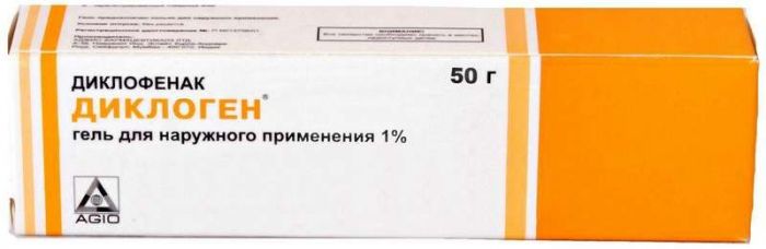 Диклоген 1% 50г гель для наружного применения