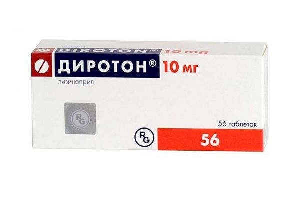 Диротон 10мг 56 шт таблетки