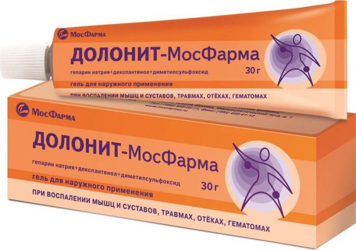 Долонит-мосфарма 50г гель для наружного применения