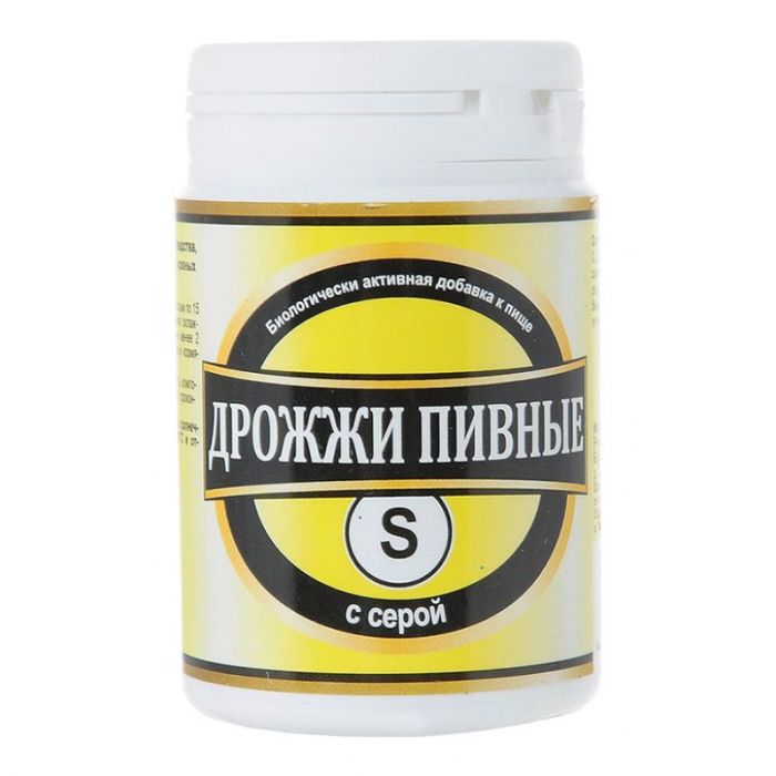 Дрожжи пивные таблетки сера 100 шт