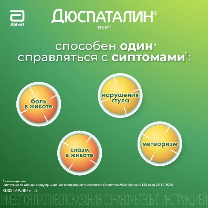 Дюспаталин 135мг 50 шт таблетки покрытые оболочкой