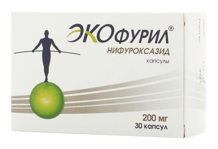 Экофурил 200мг 30 шт капсулы