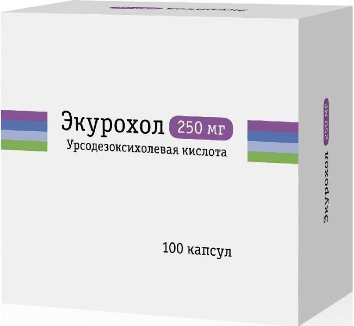 Экурохол 250мг 100 шт капсулы