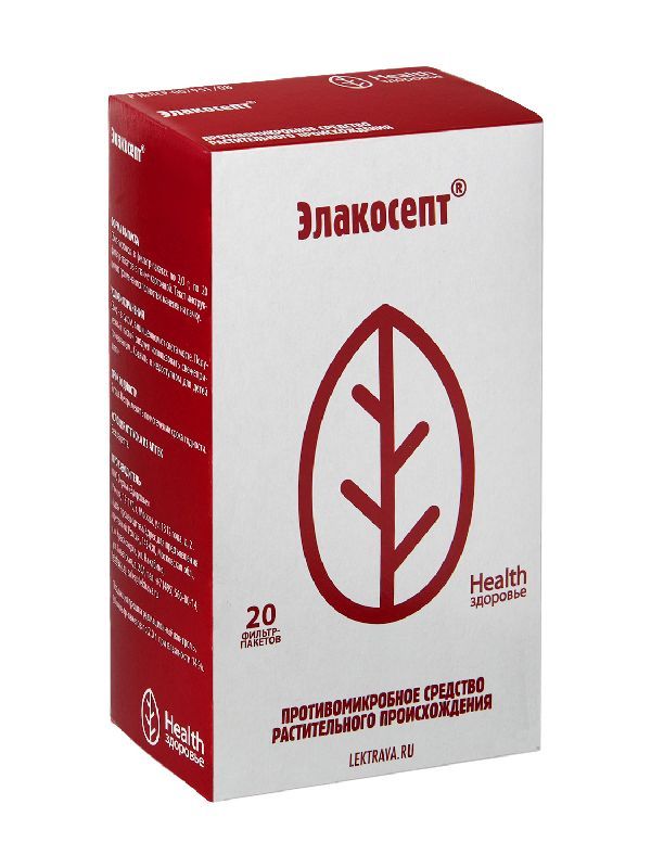 Элакосепт сбор 20 шт фильтр-пакет здоровье