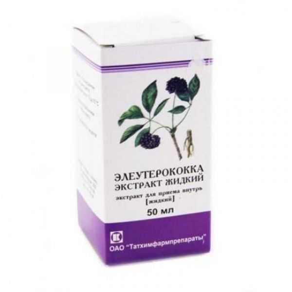 Элеутерококка экстракт 50мл татхимфарм