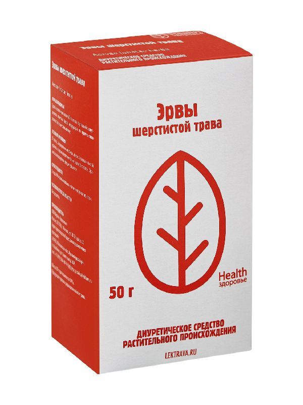 Эрвы шерстистой трава 50г здоровье