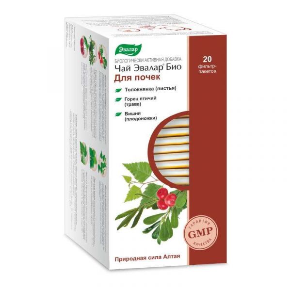 Эвалар био для почек чай 1,5г 20 шт фильтр-пакет эвалар