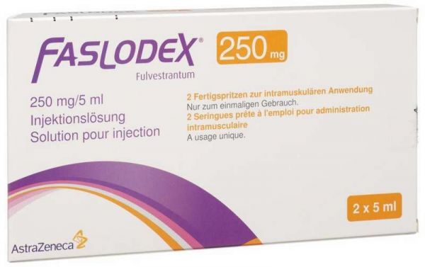 Фазлодекс 250мг/5мл 2 шт раствор для внутримышечного введения vetter pharma-fertigung