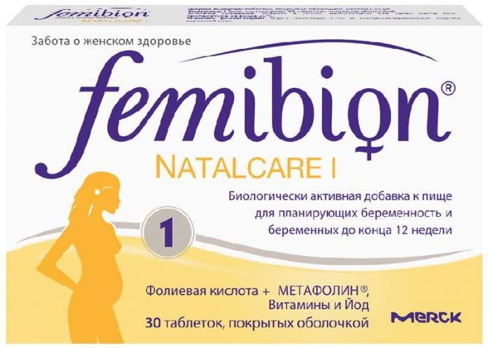 Фемибион наталкер 1 30 шт таблетки