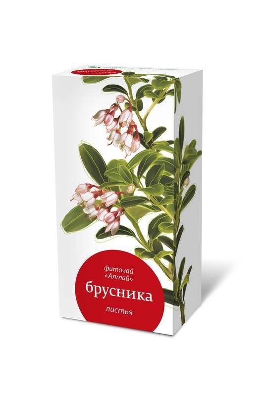 Фиточай алтай брусника листья 20 шт фильтр-пакет
