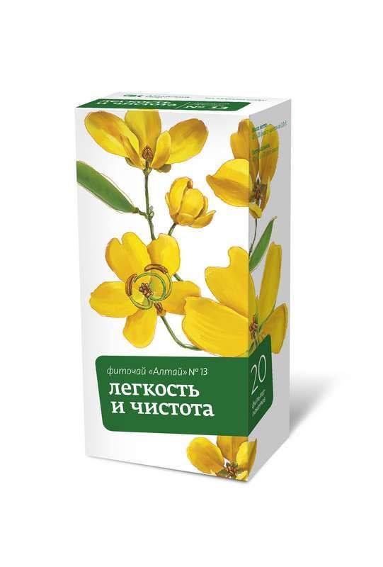 Фиточай алтай n13 легкость и чистота n20 фильтр-пакет