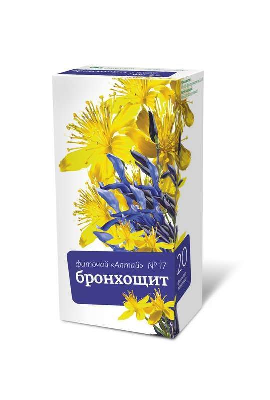 Фиточай алтай n17 бронхощит n20 фильтр-пакет