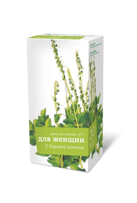 Фиточай алтай n2 боровая матка для женщин n20 фильтр-пакет