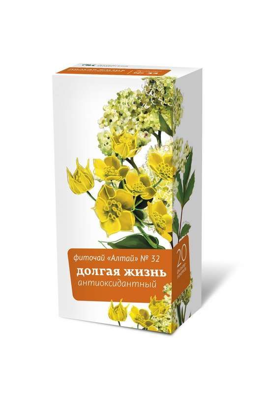 Фиточай алтай n32 долгая жизнь антиоксидант n20 фильтр-пакет