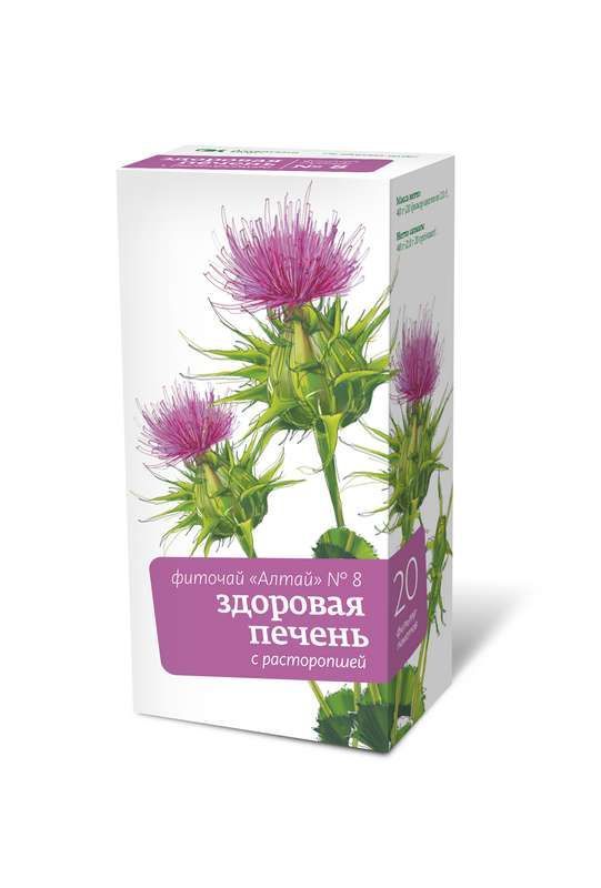 Фиточай алтай n8 здоровая печень растопша n20 фильтр-пакет