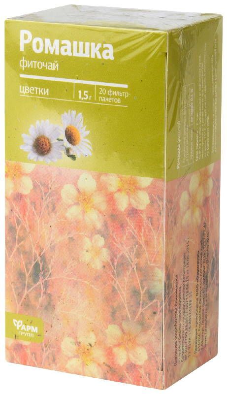 Фиточай ромашка 20 шт фильтр-пакет