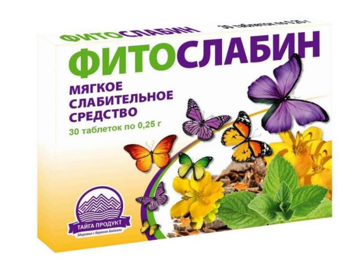 Фитослабин таблетки 0,25г 30 шт