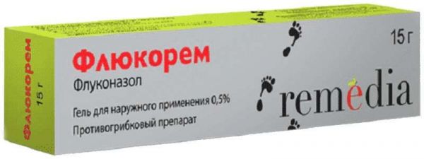 Флюкорем 0,5% 15г гель для наружного применения