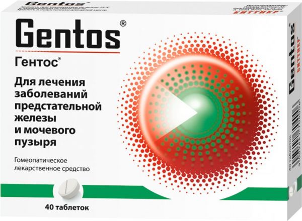 Гентос 40 шт таблетки подъязычные гомеопатические