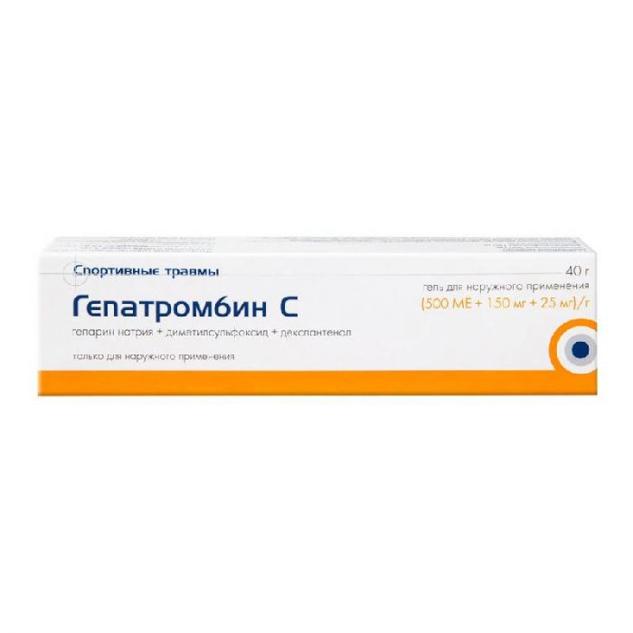 Гепатромбин с 40г гель для наружного применения