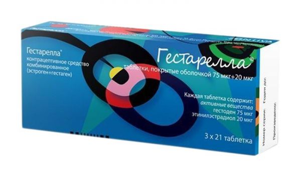 Гестарелла 63 шт таблетки покрытые оболочкой