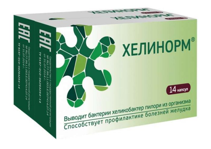 Хелинорм капсулы 14 шт (1+1)