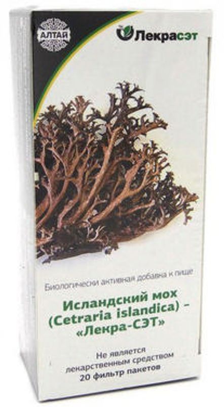 Исландский мох 1,5г 20 шт фильтр-пакет