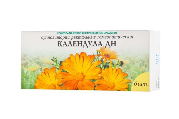 Календула дн 6 шт суппозитории ректальные гомеопатические