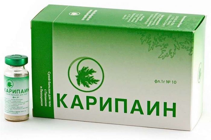Карипаин бальзам для тела 1г сухой 10 шт