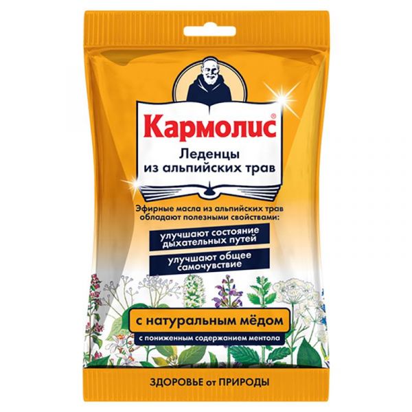 Кармолис леденцы от кашля с медом 75г dr a&amp;l schmidgall