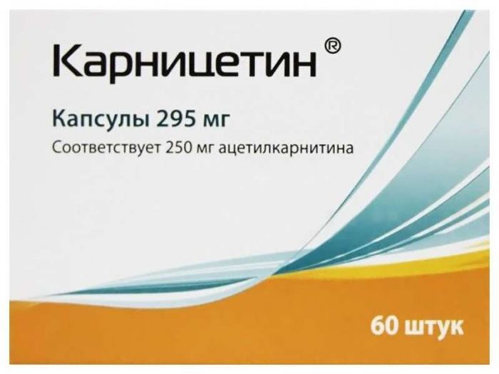 Карницетин 295мг 60 шт капсулы пик-фарма
