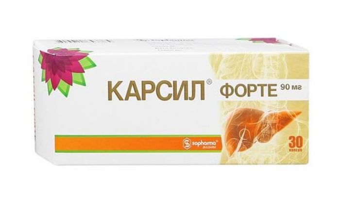Карсил форте 90мг 30 шт капсулы